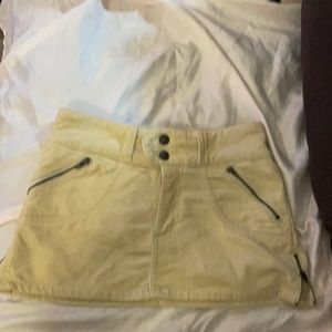 Frankie B~ short, khaki corduroy skirt!